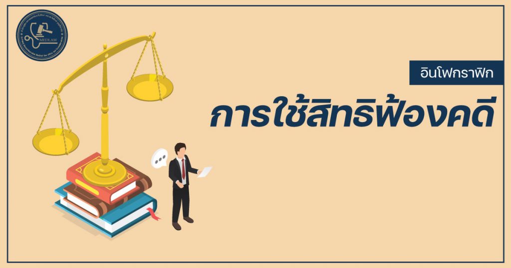 การใช้สิทธิฟ้องคดี  โดย ดร.นพ.ไพโรจน์ บุญศิริคำชัย