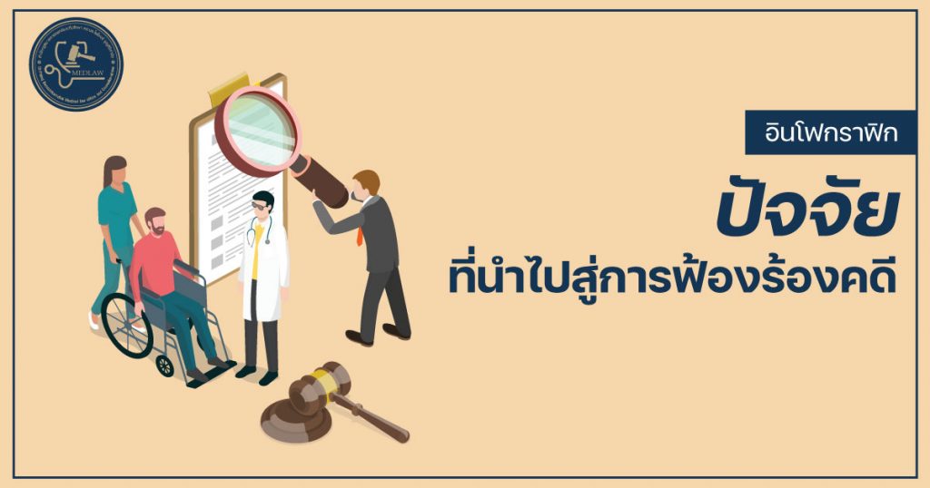 ปัจจัยที่นำไปสู่การฟ้องร้องคดี โดย ดร.นพ.ไพโรจน์ บุญศิริคำชัย